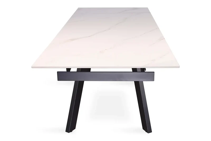 Table Extensible Rectangulaire Plateau en Pierre HIRA - 160 à 240 cm