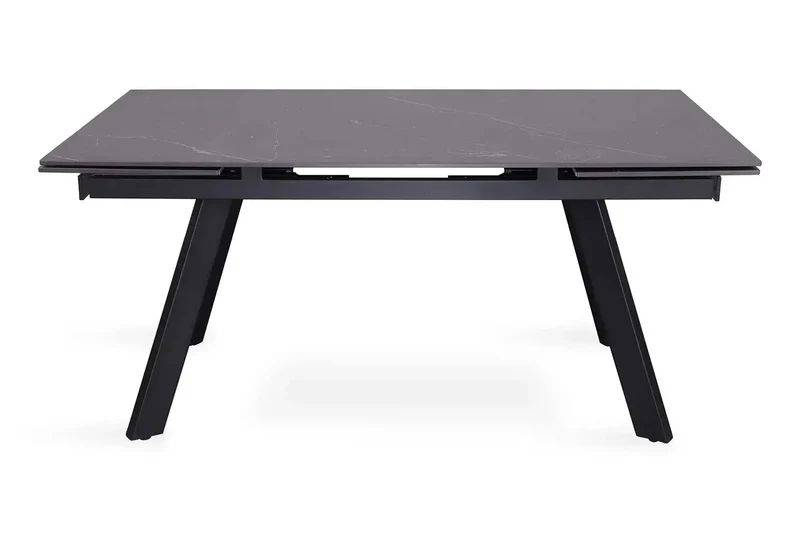 Table Extensible Rectangulaire Plateau en Pierre HIRA - 160 à 240 cm
