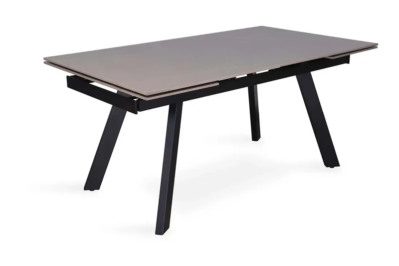 Table Extensible Rectangulaire Plateau en Pierre HIRA - 160 à 240 cm