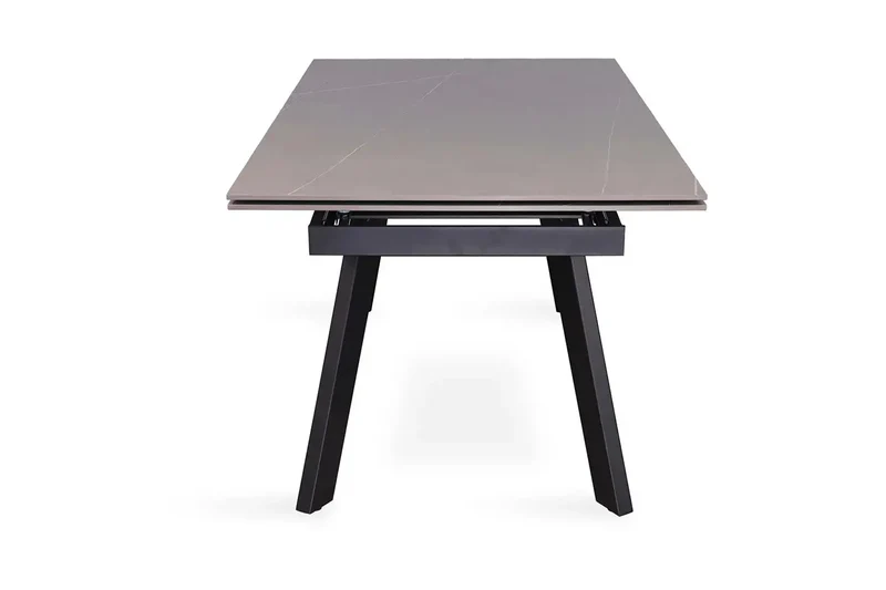 Table Extensible Rectangulaire Plateau en Pierre HIRA - 160 à 240 cm