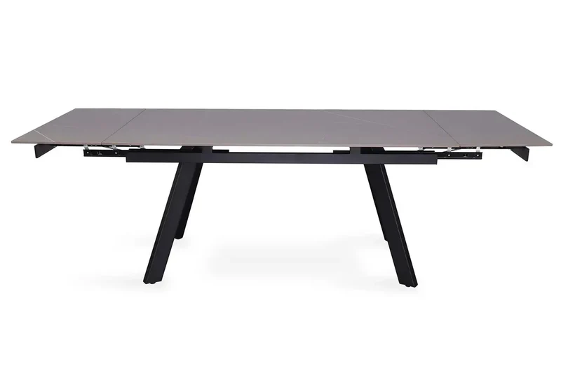 Table Extensible Rectangulaire Plateau en Pierre HIRA - 160 à 240 cm