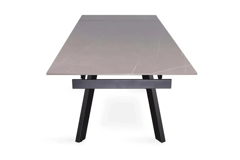 Table Extensible Rectangulaire Plateau en Pierre HIRA - 160 à 240 cm