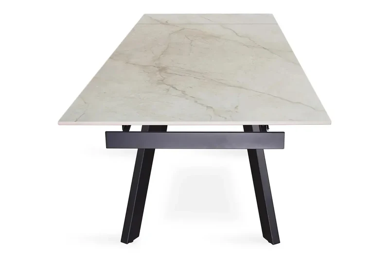 Table Extensible Rectangulaire Plateau en Pierre HIRA - 160 à 240 cm
