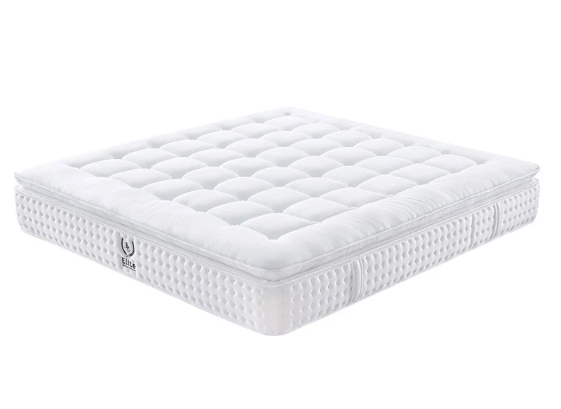Matelas hybride mousse mémoire en gel et ressorts ensachés 160 x 200 cm épaisseur 31 cm SERENA