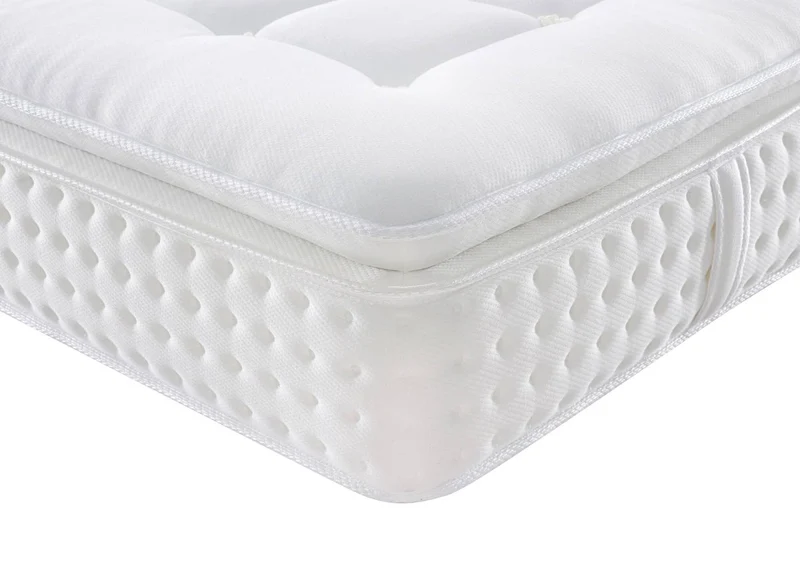 Matelas hybride mousse mémoire en gel et ressorts ensachés 140 x 190 cm épaisseur 31 cm SERENA