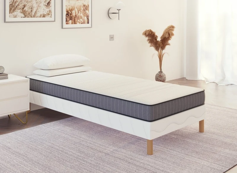 Matelas mousse ferme 90 x 190 cm épaisseur 15 cm WOLK