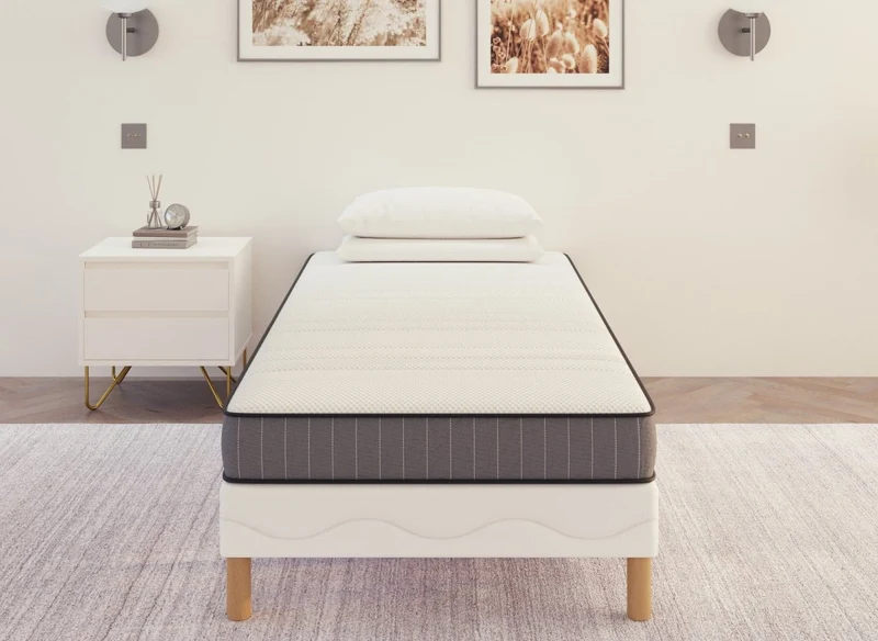 Matelas mousse ferme 90 x 190 cm épaisseur 15 cm WOLK