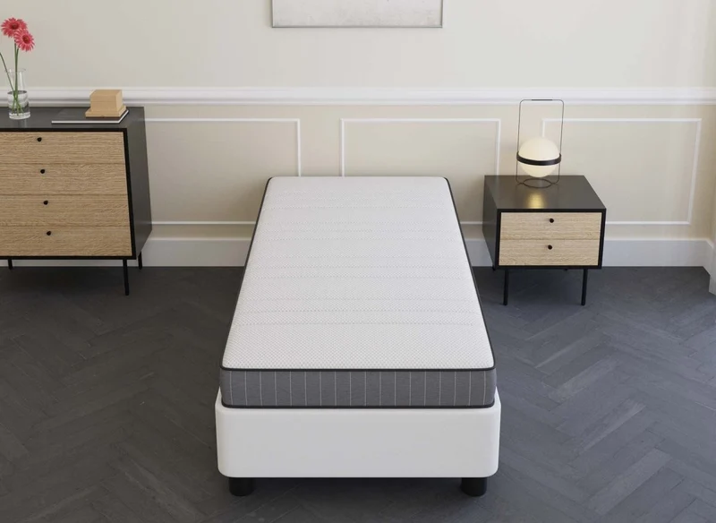 Matelas mousse ferme 90 x 190 cm épaisseur 15 cm WOLK