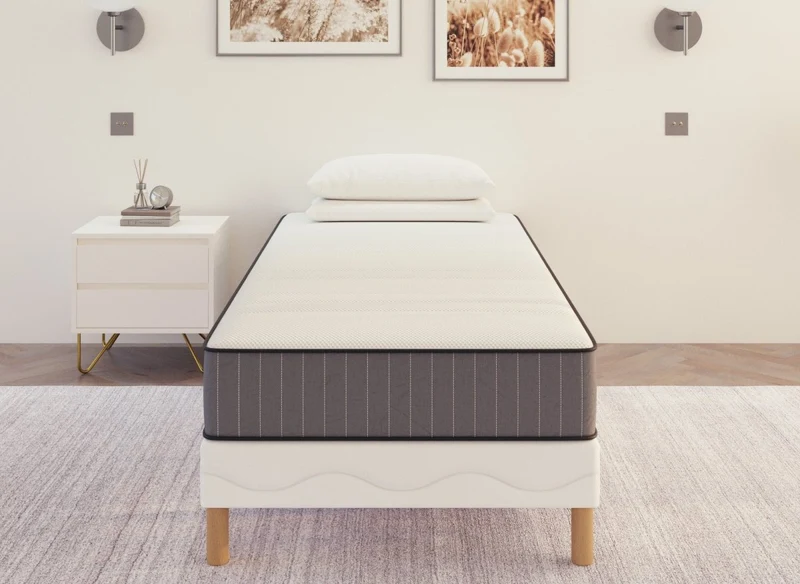 Matelas mousse ferme 90 x 190 cm épaisseur 20 cm AWAN