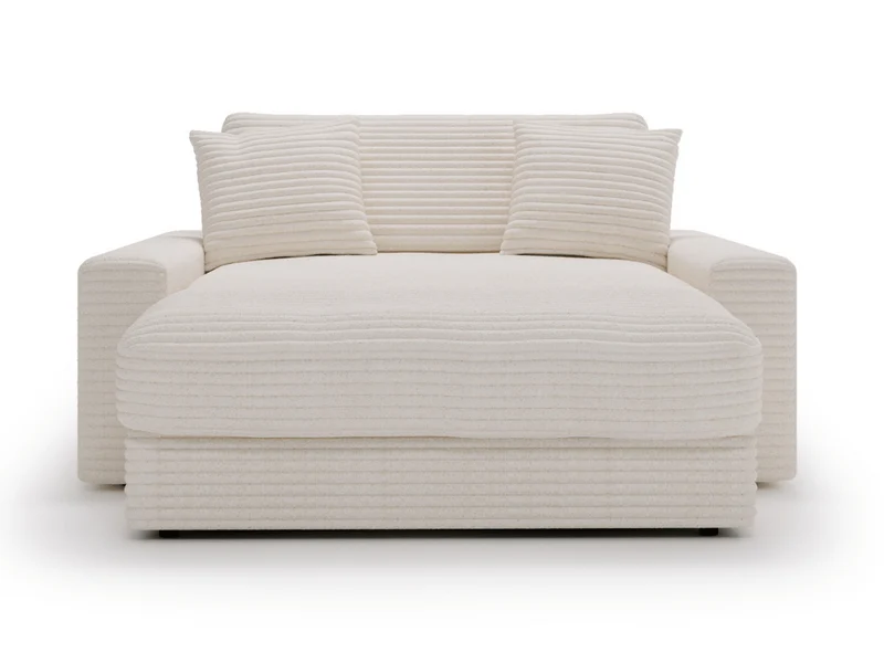 Fauteuil Elena – Grand Fauteuil 160 cm en Velours Côtelé | Confort XXL