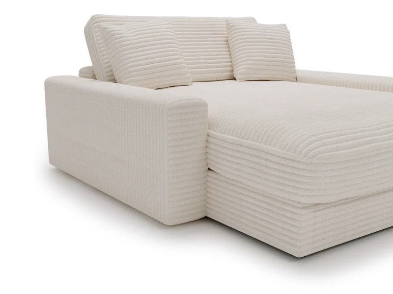 Fauteuil Elena – Grand Fauteuil 160 cm en Velours Côtelé | Confort XXL
