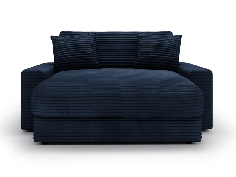 Fauteuil Elena – Grand Fauteuil 160 cm en Velours Côtelé | Confort XXL