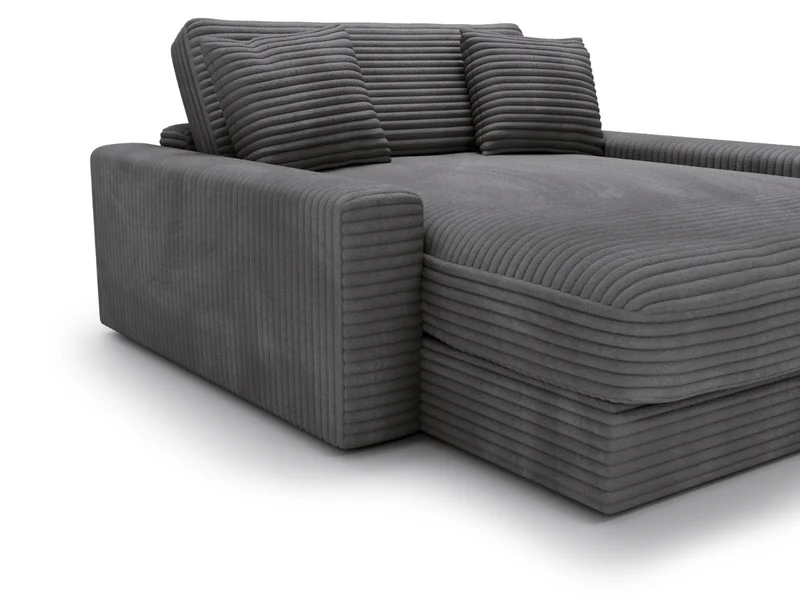 Fauteuil Elena – Grand Fauteuil 160 cm en Velours Côtelé | Confort XXL