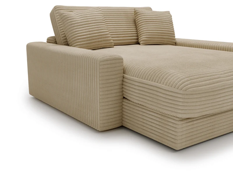Fauteuil Elena – Grand Fauteuil 160 cm en Velours Côtelé | Confort XXL