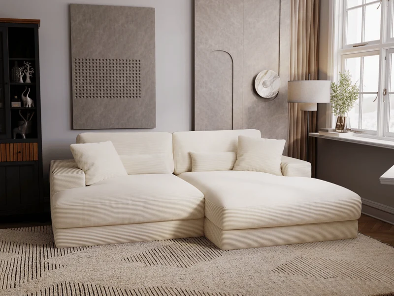Canapé d’Angle FELICIA – Profondeur XXL & Confort Premium