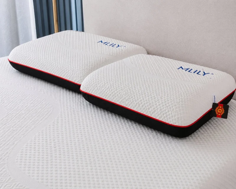 MLILY | Oreiller ergonomique à mémoire de forme – 60 x 40 x 12 cm