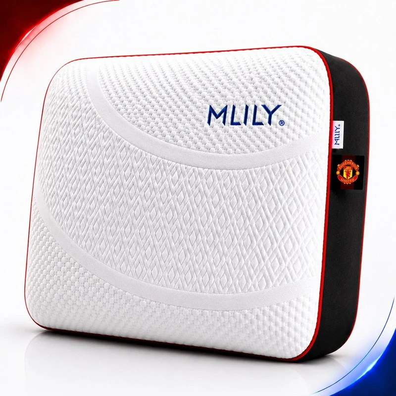 MLILY | Oreiller ergonomique à mémoire de forme – 60 x 40 x 12 cm