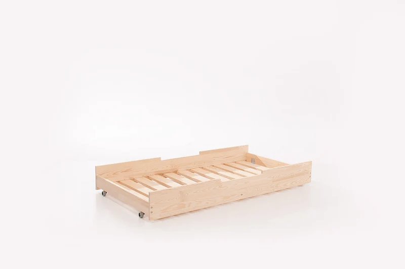 Lit cabane en bois massif FSC - Option tiroir • Freesia