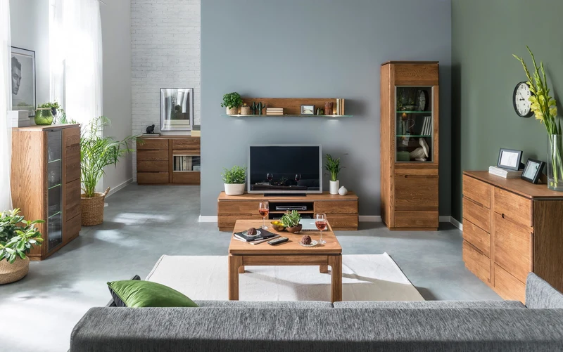 Vitrine en chêne MONTENEGRO 48 | LoftStory