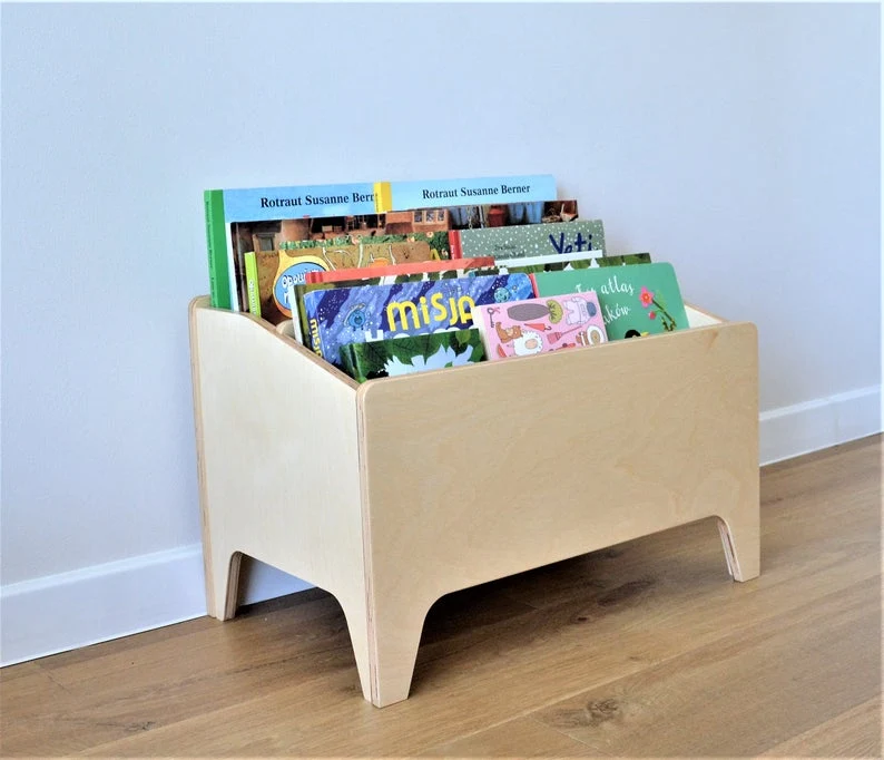 Coffre bibliothèque modulable en bois FSC • Oasis