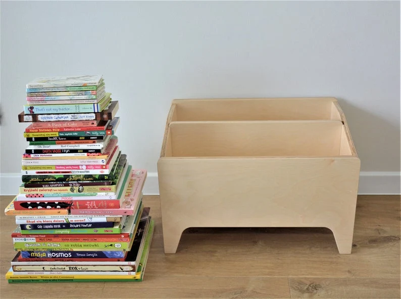 Coffre bibliothèque modulable en bois FSC • Oasis