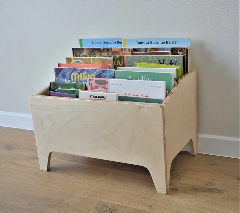 Coffre bibliothèque modulable en bois FSC • Oasis