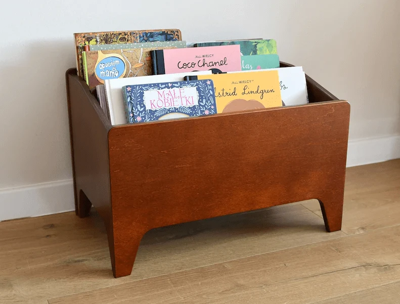 Coffre bibliothèque modulable en bois FSC • Oasis