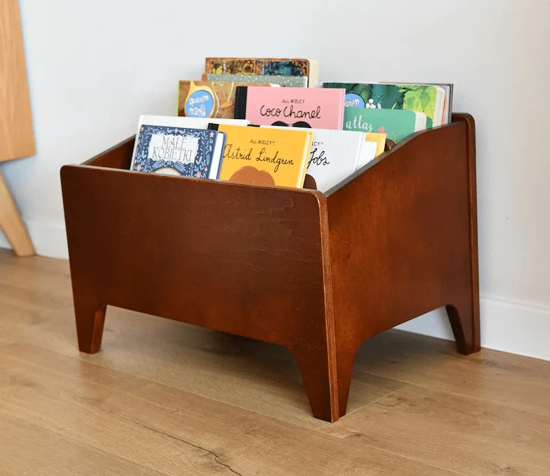 Coffre bibliothèque modulable en bois FSC • Oasis