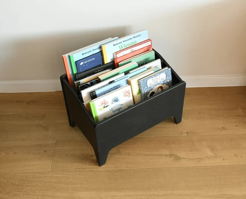 Coffre bibliothèque modulable en bois FSC • Oasis