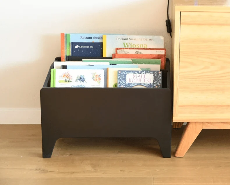 Coffre bibliothèque modulable en bois FSC • Oasis