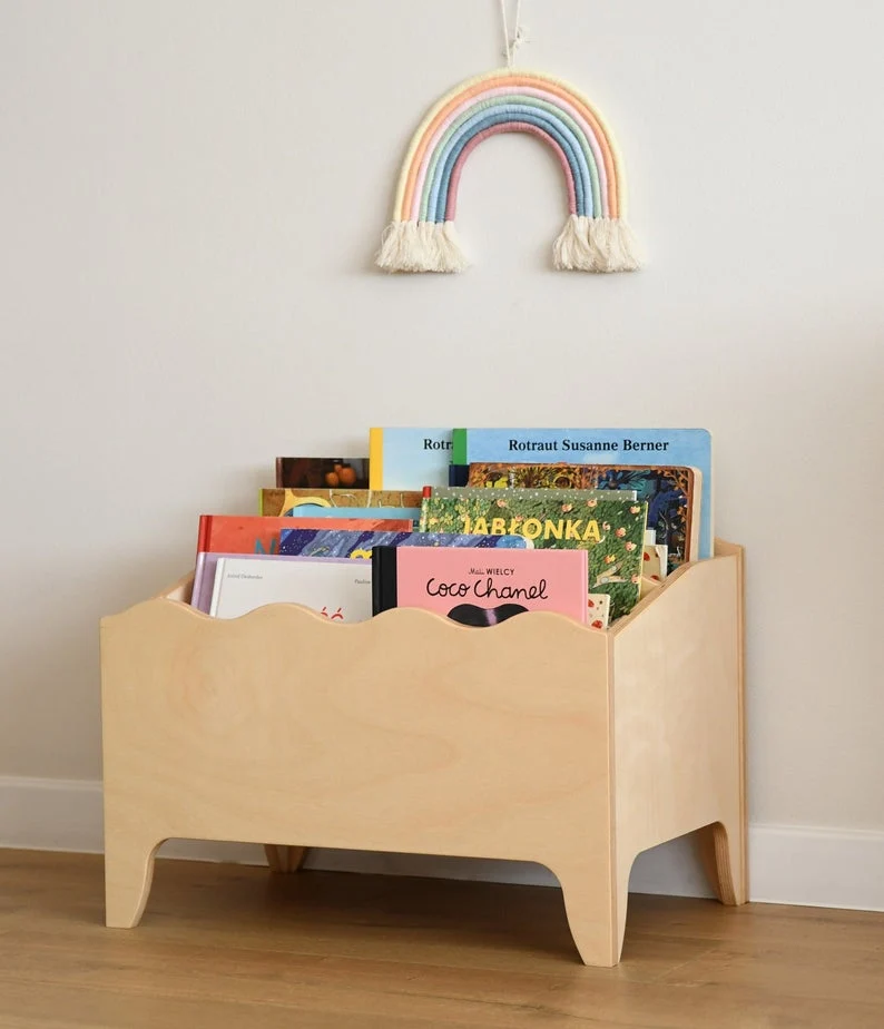 Coffre bibliothèque modulable en bois FSC • Dune