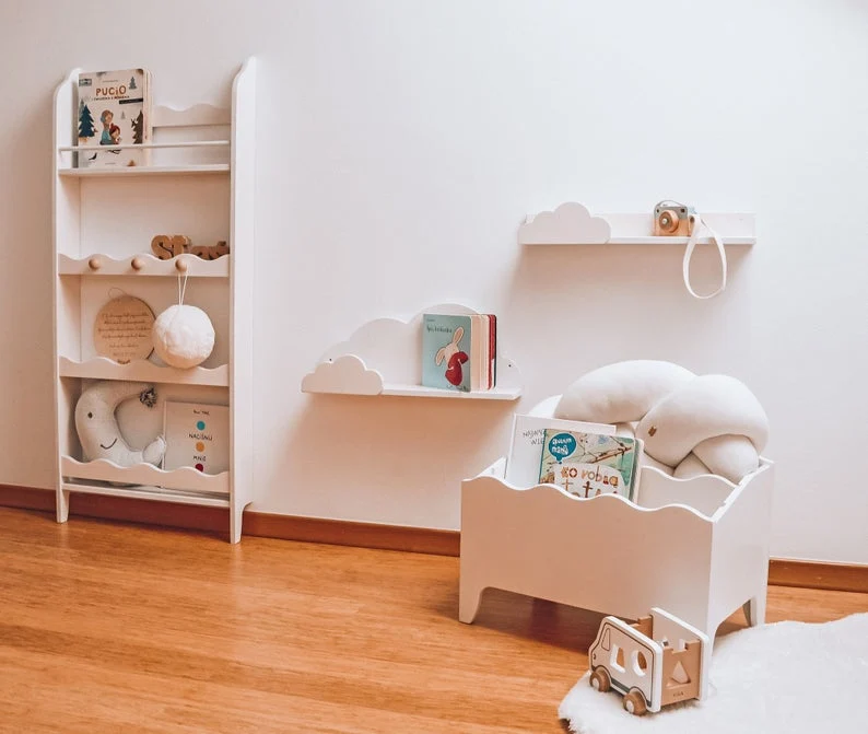 Coffre bibliothèque modulable en bois FSC • Dune