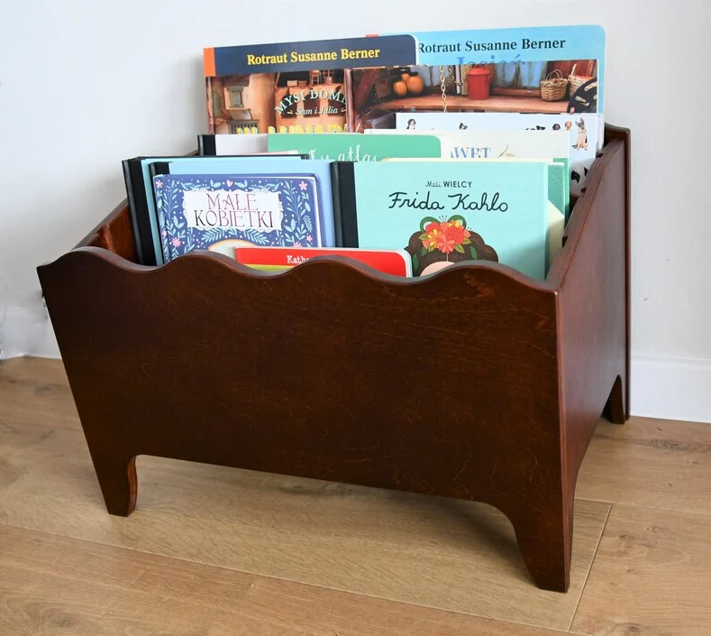 Coffre bibliothèque modulable en bois FSC • Dune