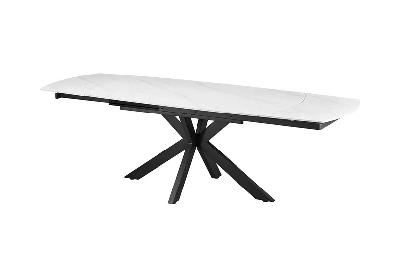 Table Extensible ARYA Ovale Danoise en Pierre - de 160 à 240 cm