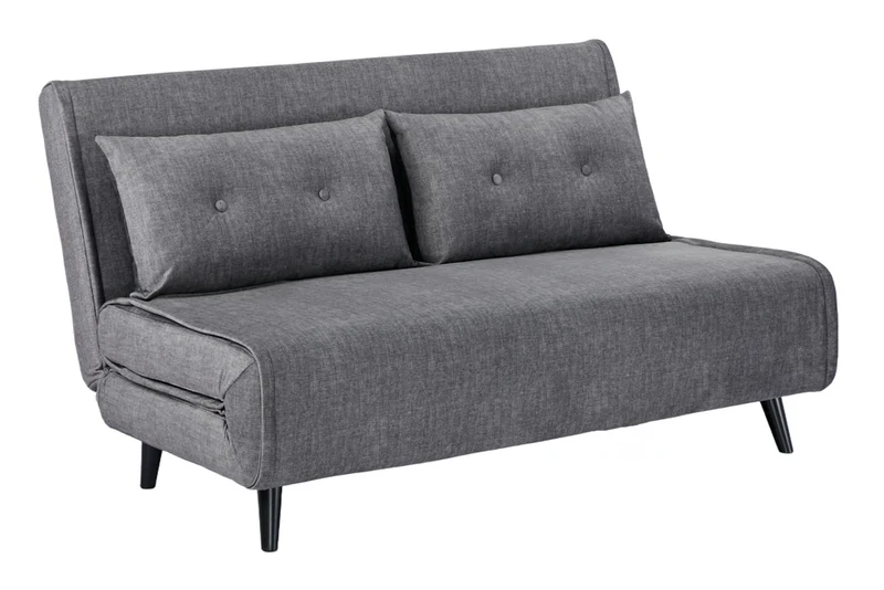 Canapé convertible 2 places SMART MULTIFUNCTION 140cm gris Vogue soie velours