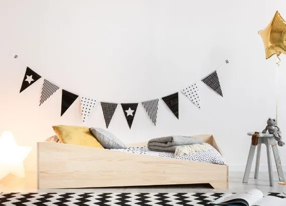 Lit simple en bois massif FSC • Dahlia