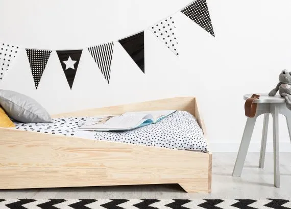 Lit simple en bois massif FSC • Dahlia