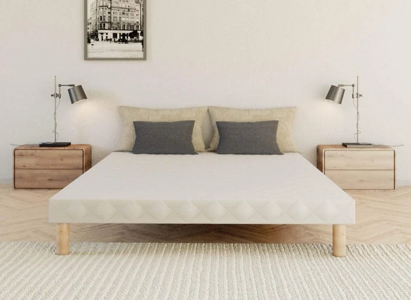 Sommier tapissier 160 X 200 cm + 4 pieds