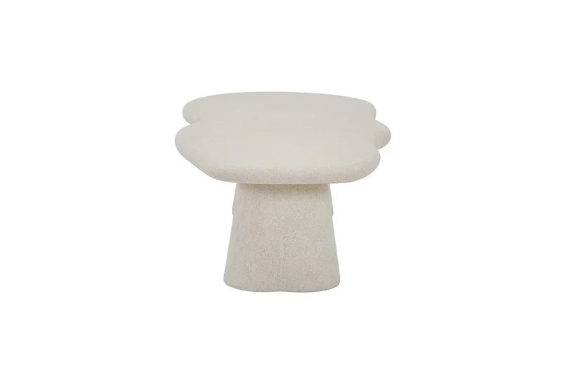 Table Basse Effet Ciment FARY Ciment Beige - 130 cm