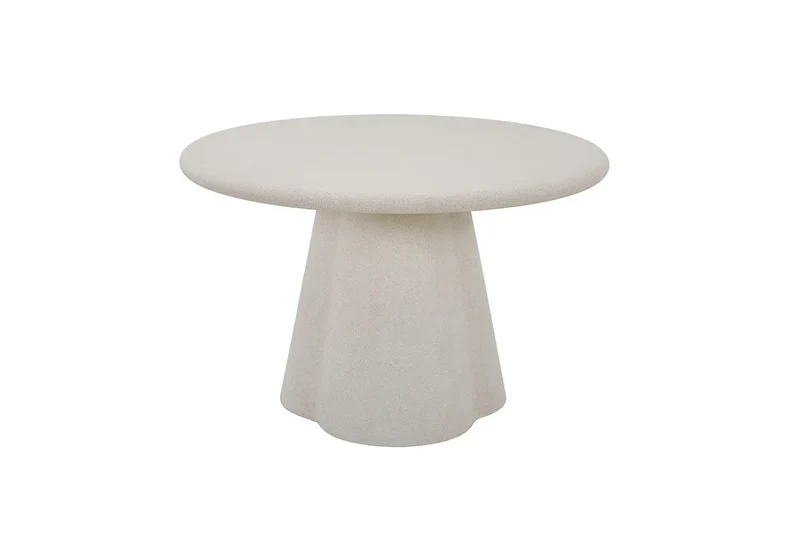 Table Ronde Effet Ciment FARY pour salle à manger - 120 cm