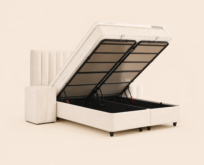 BSS WOOLLYBEDD | Ensemble de lit coffre