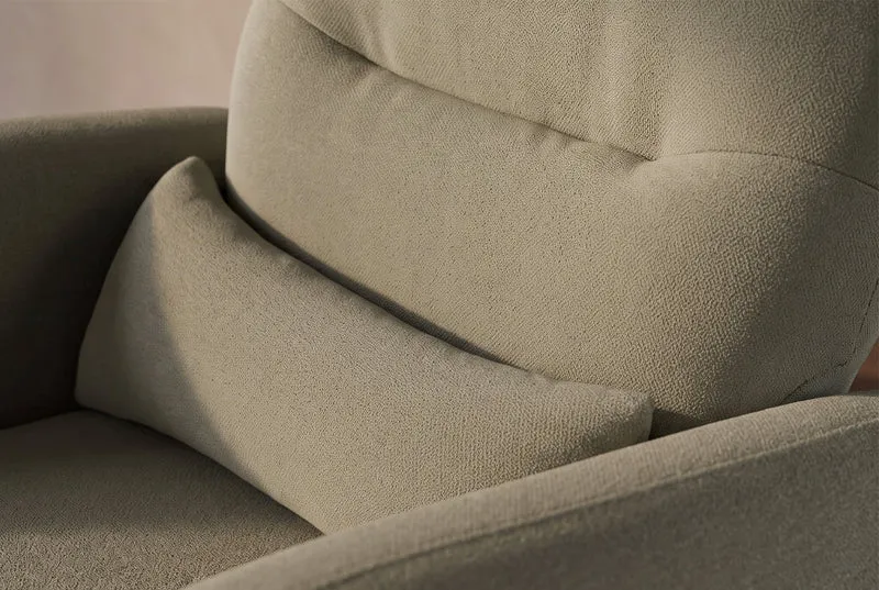 Fauteuil de cinéma électrique PRIORITY vert inclus coussin 360° rotatif avec prise USB