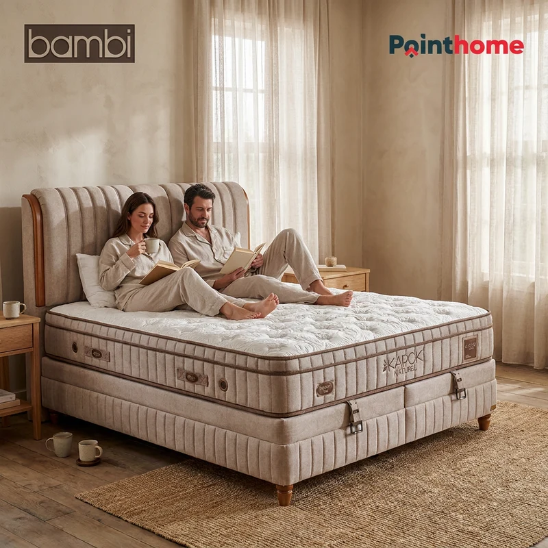 Bambi | Kapok Naturel | Ensemble de lit coffre