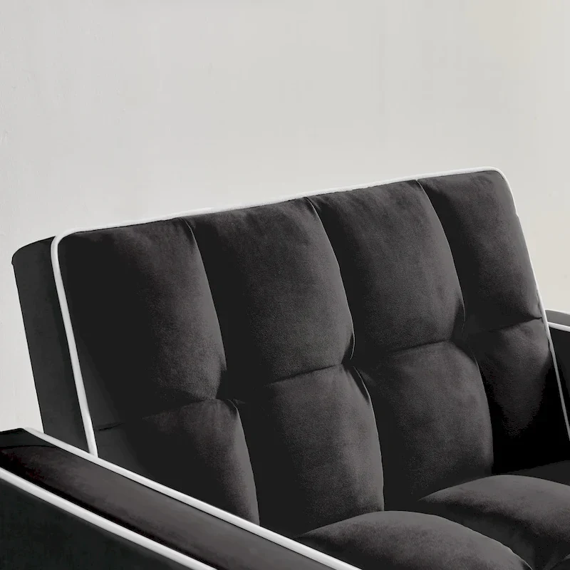 Lit canapé-fauteuil pliant ajustable 3-en-1