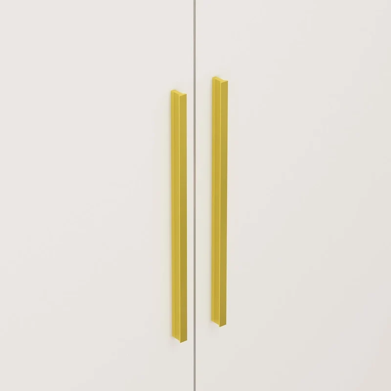 Armoire penderie en bois à 2 portes avec 2 tiroirs et étagère ouverte