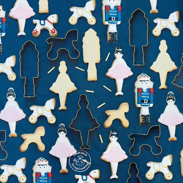 3 emporte-pièces Casse-Noisette Scrapcooking