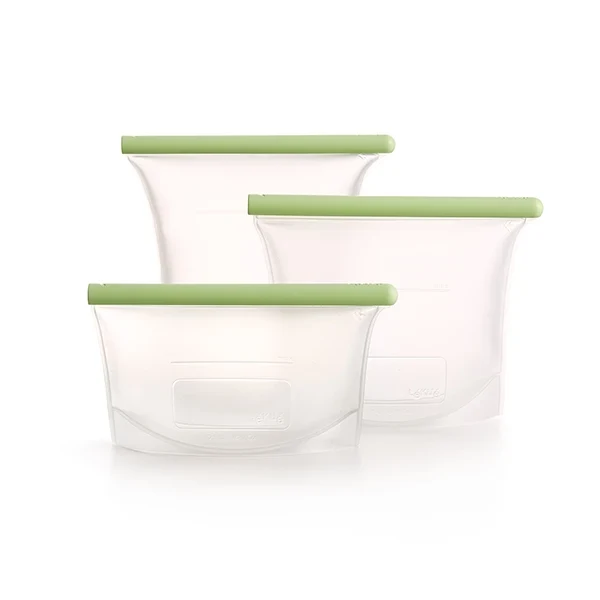 3 sacs silicone 0,25L, 0,5L et 1L Lékué