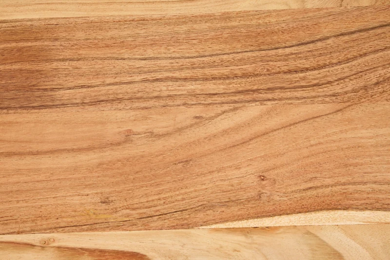 Buffet en bois massif RELIEF 160cm, commode en acacia avec façade élaborée