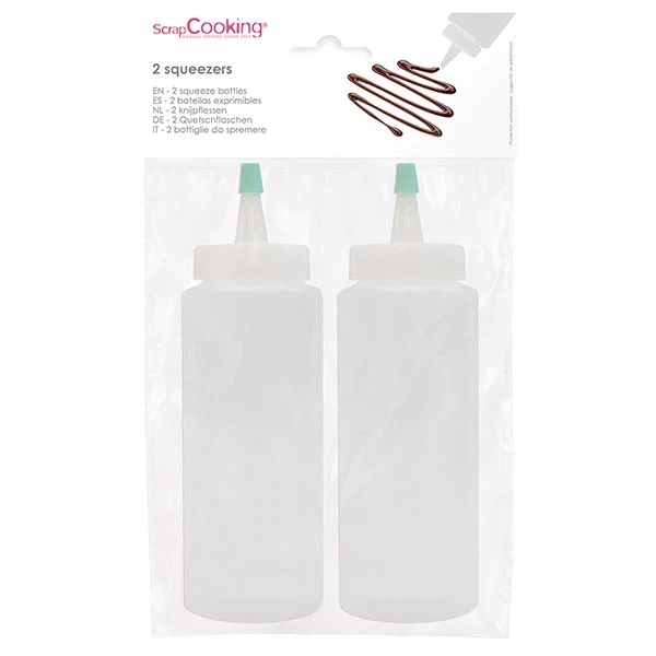 2 flacons verseurs souples Scrapcooking
