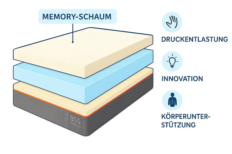 Literie BSS | Matelas initial 18 cm